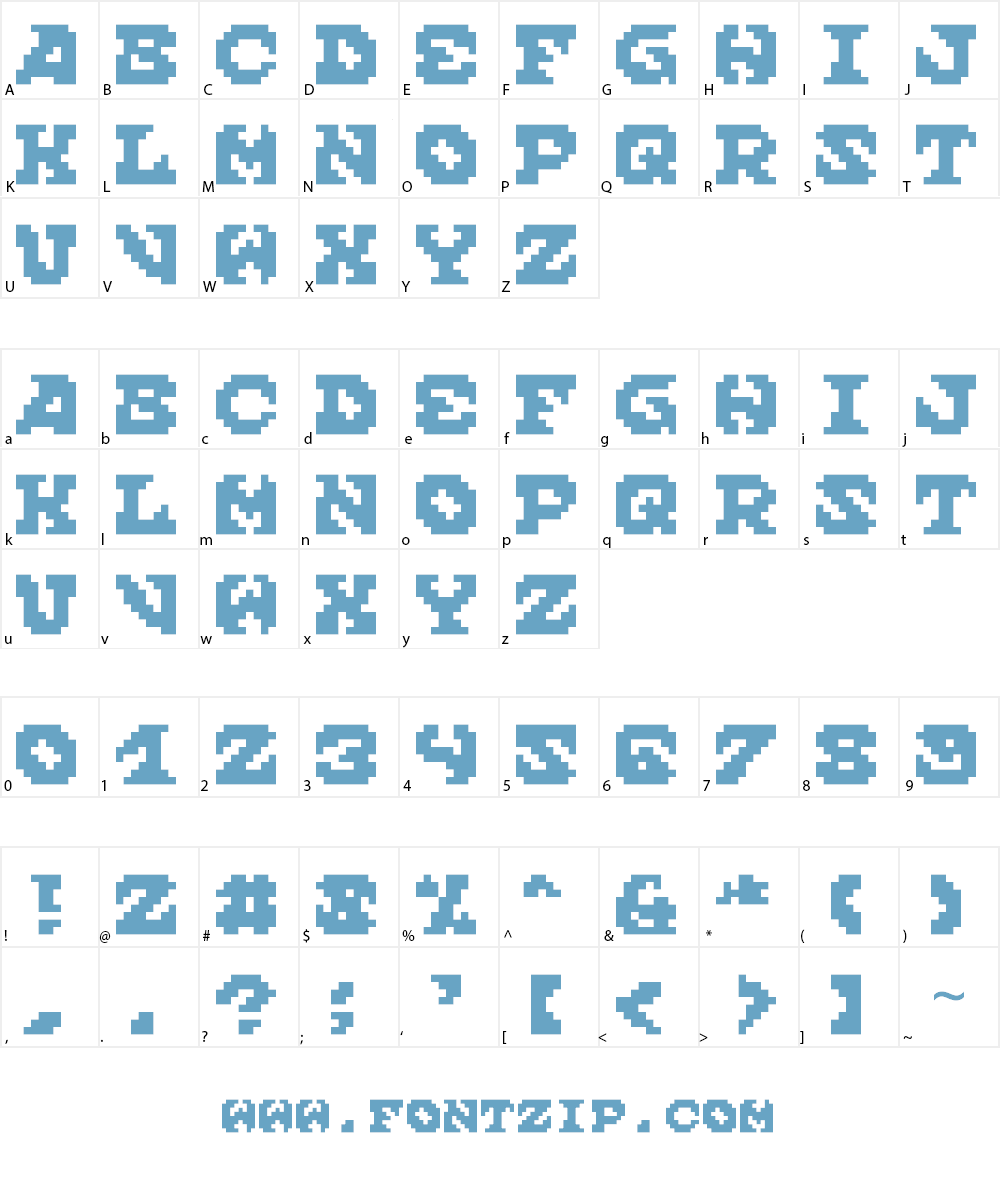 Scream When You're Ready To Die Font Character